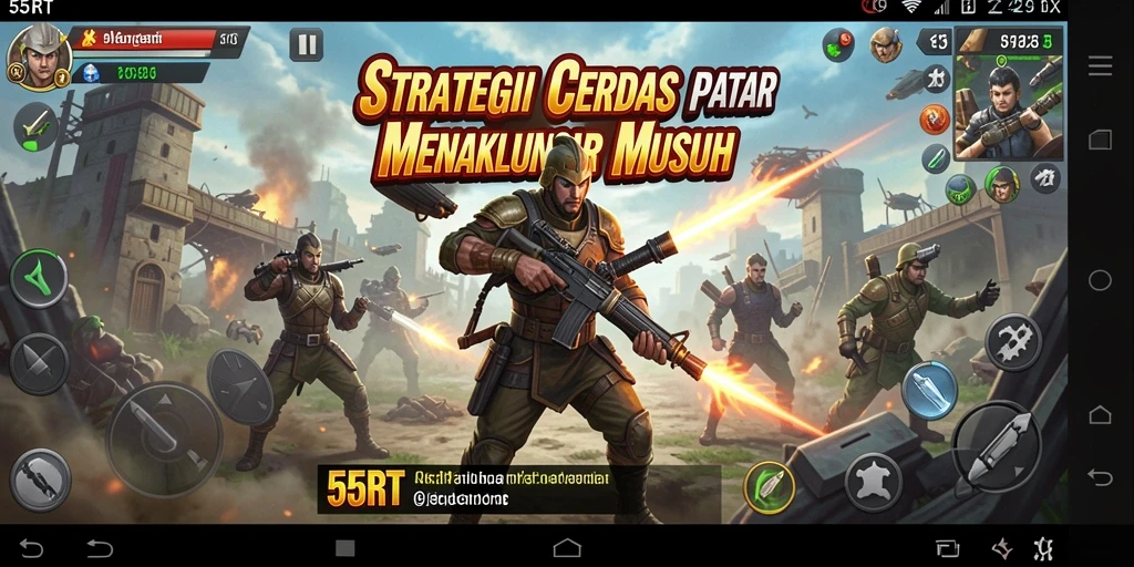 Gameplay menarik dan mendebarkan di 55RT dengan berbagai strategi.