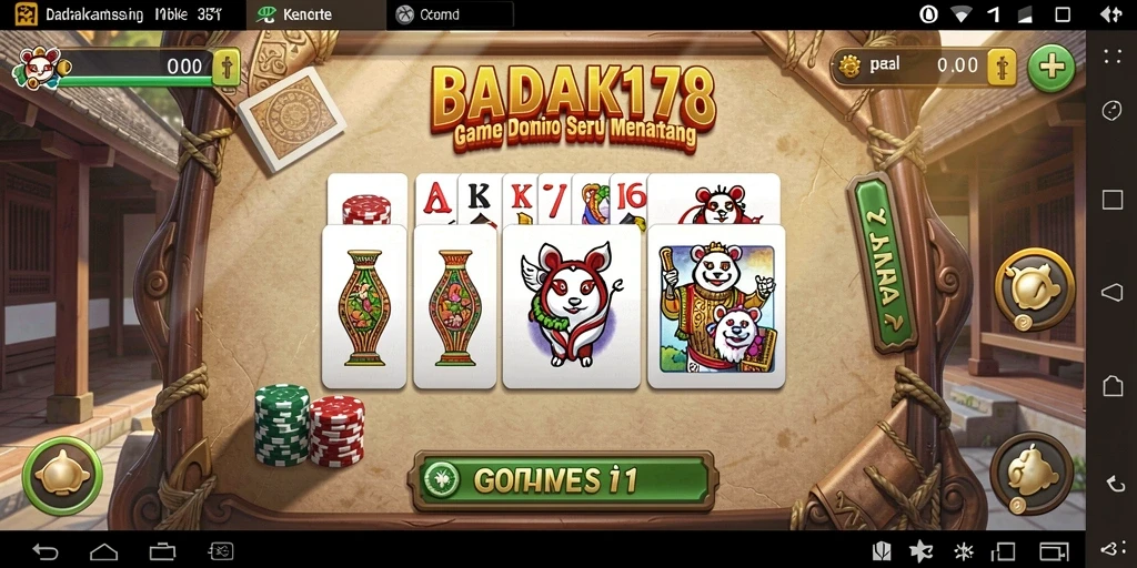 Screenshot gameplay BADAK178 yang menunjukkan keseruan permainan Domino.