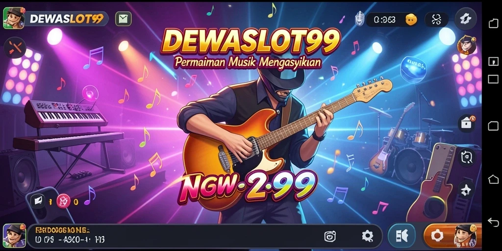 Tampilan gameplay DEWASLOT99 yang penuh warna dan dinamis.