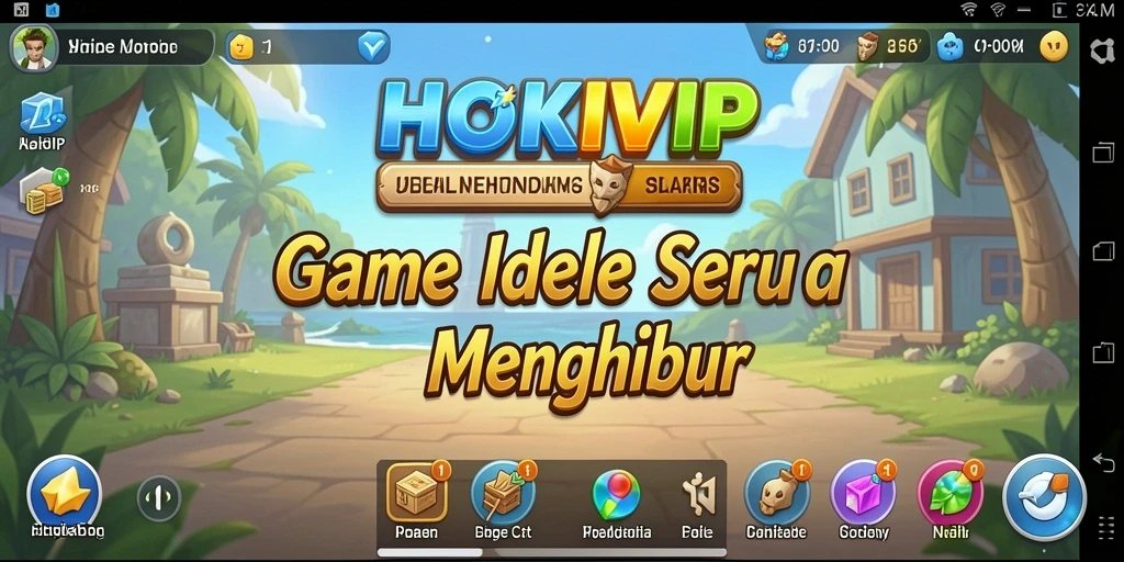Screenshot HOKIVIP menampilkan gameplay Idle yang seru dan menarik.