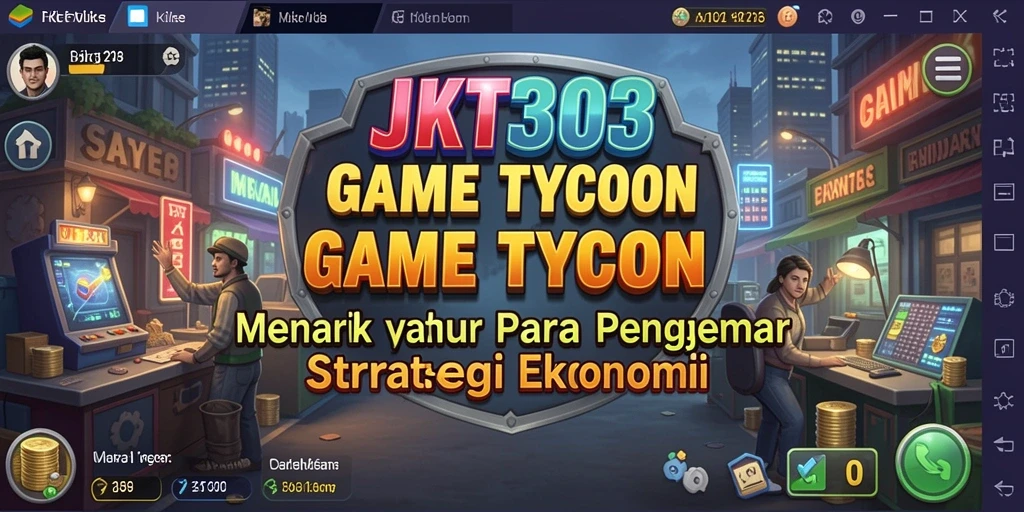 Tampilan gameplay JKT303 yang menarik dengan elemen Tycoon menyenangkan.