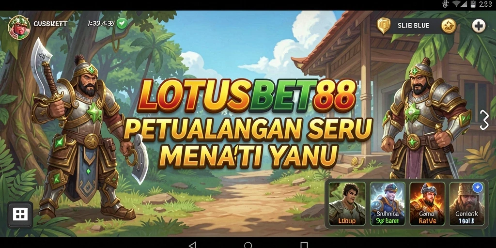 Tampilan gameplay LOTUSBET88 yang menarik dan penuh aksi.