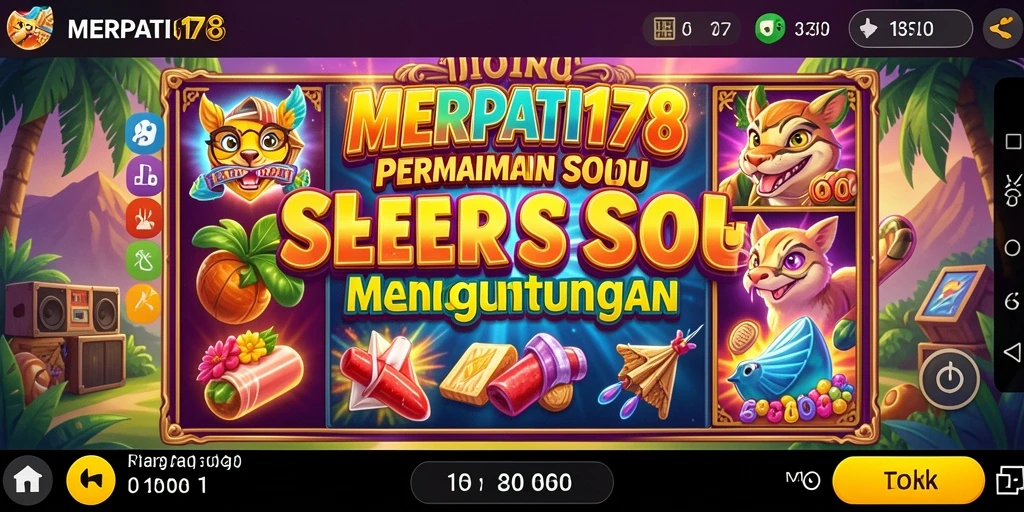Tampilan gameplay menarik dari aplikasi Slot MERPATI178.