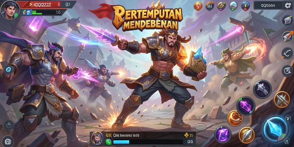 Gameplay intens dengan pertempuran seru di pulau tropis.