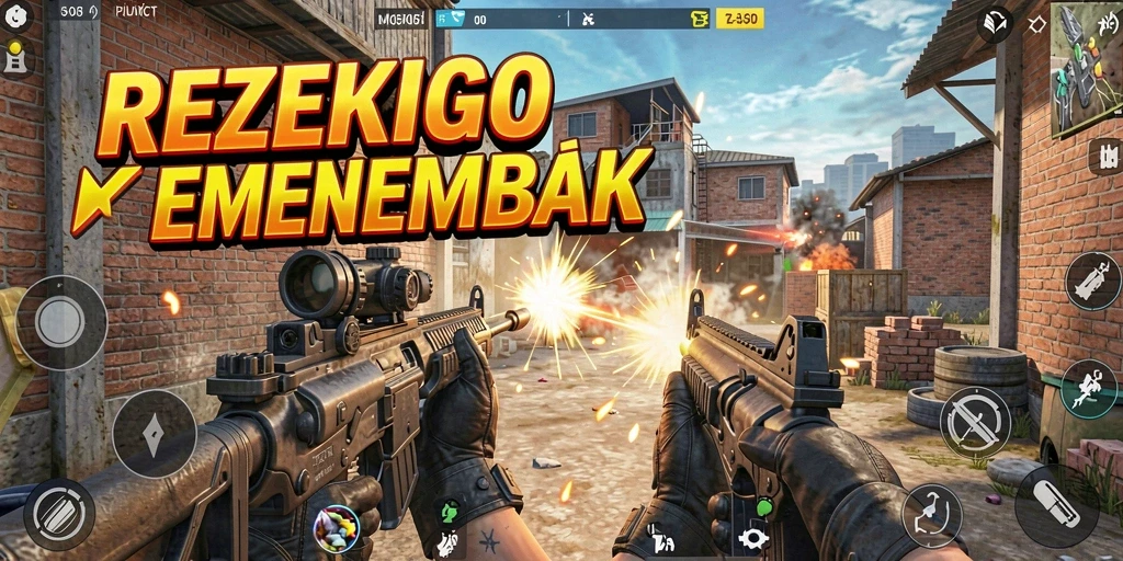 Tangkapan layar yang menunjukkan aksi seru dalam gameplay TPS.