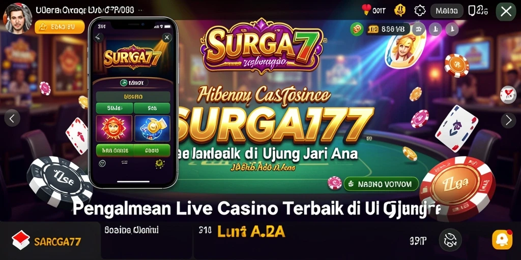 Tampilan gameplay SURGA77 yang menarik dan interaktif.