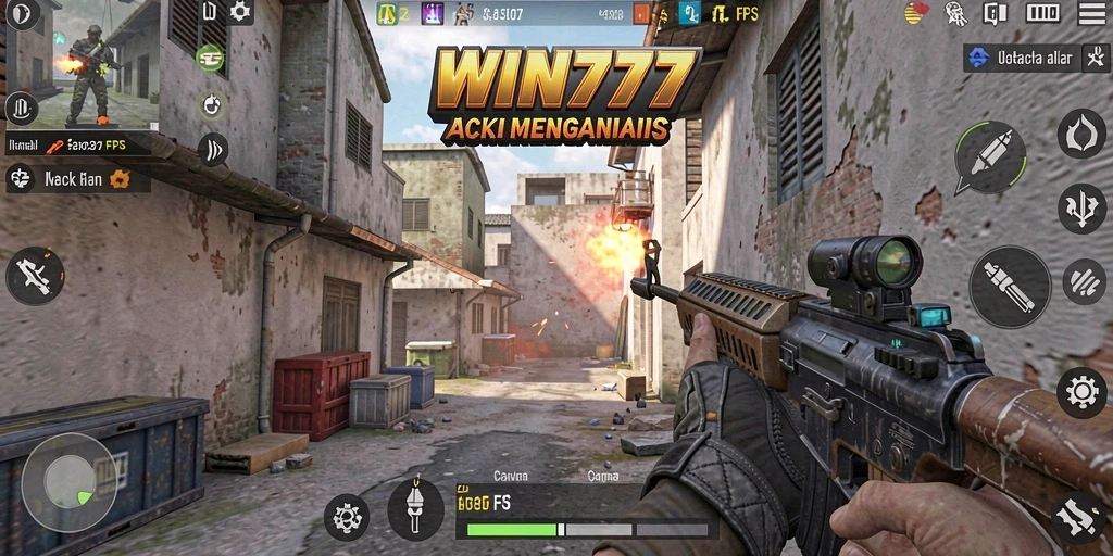 Tampilan gameplay menegangkan dari WIN777 dengan grafis yang mengesankan.